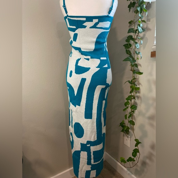 Bodycon Dresses for Women Summer Knit Hollow Out Sexy Night Out Midi Maxi Dress - Picture 4 of 9